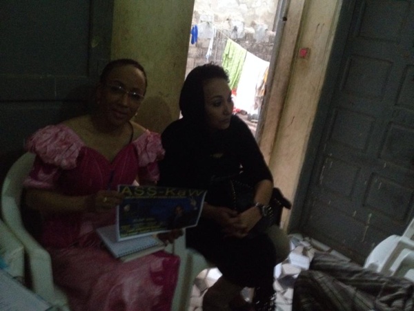 Photos - Hélène Della Chaupin, la soeur de Souleymane Jules Diop préside la reunion ASSKAW