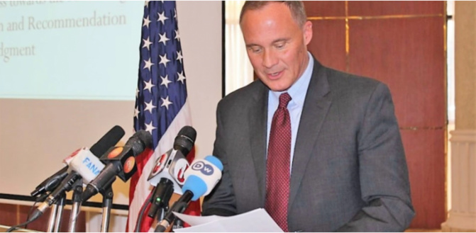 Diplomatie: Le nouvel ambassadeur des Etats-Unis a présenté ses lettres de créances