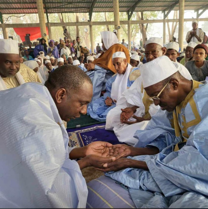 DAAKA  2022 : Abdoul Ly, Dg ARTP, reçu ce matin par El Hadji Thierno Amadou Tidiane Bâ, Khalife de Madina Gounass