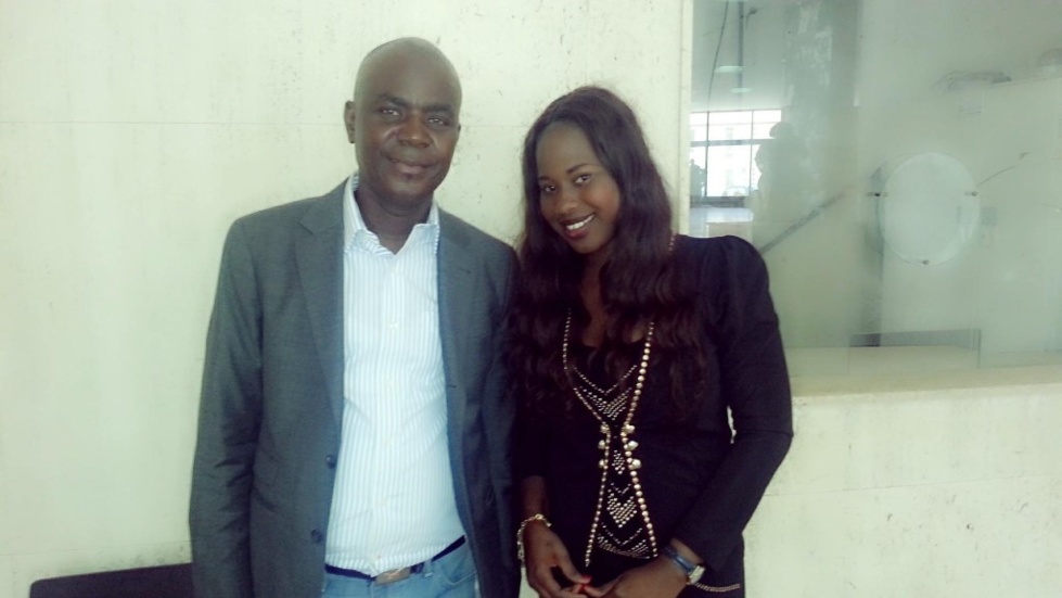 La belle Amina Diop de la LCS avec Bécaye Mbaye de la 2Stv 