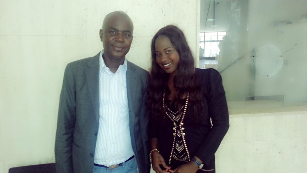 La belle Amina Diop de la LCS avec Bécaye Mbaye de la 2Stv La belle Amina Diop de la LCS avec Bécaye Mbaye de la 2Stv