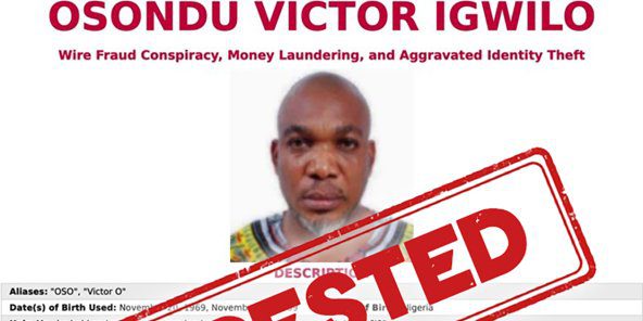 Nigeria/ Un présumé escroc nigérian recherché par le FBI arrêté