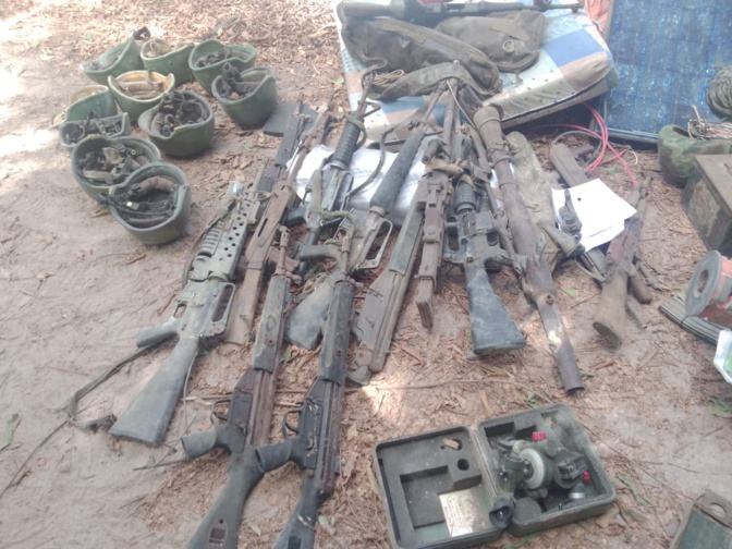 Casamance: L'incroyable saisie de l'Armée sur les bases rebelles. Regardez! Casamance: L'incroyable saisie de l'Armée sur les bases rebelles. Regardez!