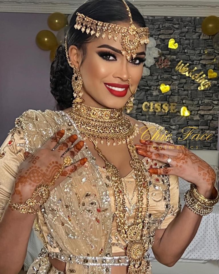 Mariage: Marie Louise Diaw adopte le style indien (Photos) Mariage: Marie Louise Diaw adopte le style indien (Photos)