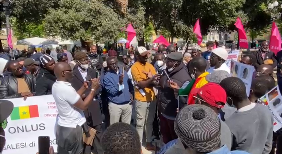 Florence (Italie) : manifestation des Sénégalais contre les formes de racisme, surtout administrative