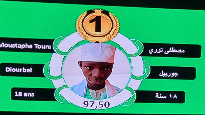 Grand prix Senico pour le récital de Coran 2022 : Moustapha Touré rafle le trophée