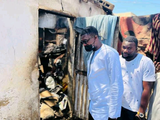 Violent incendie à Pikine Djeddah Thiaroye Kao : D'énormes dégâts notés à côté du marché Peund dans la nuit du 25 avril 2022