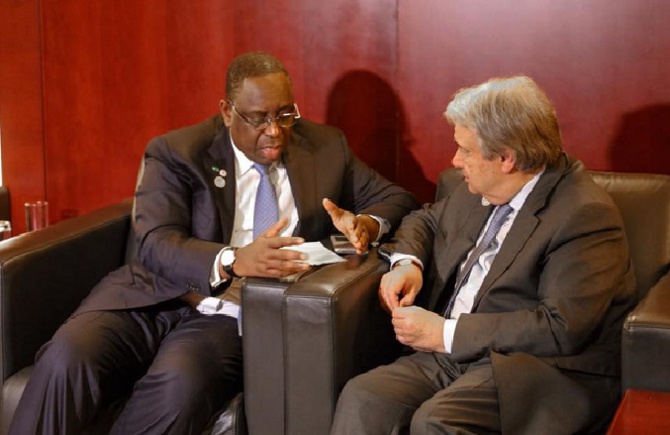 Diplomatie António Guterres hôte de Macky du 30 avril au 02 mai prochain Diplomatie António Guterres hôte de Macky du 30 avril au 02 mai prochain