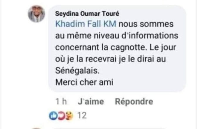 Mafia Kacc-Kacc - plus de 36 millions FCfa annoncés : Les vérités du Capitaine Oumar Seydina Touré Mafia Kacc-Kacc - plus de 36 millions FCfa annoncés : Les vérités du Capitaine Oumar Seydina Touré