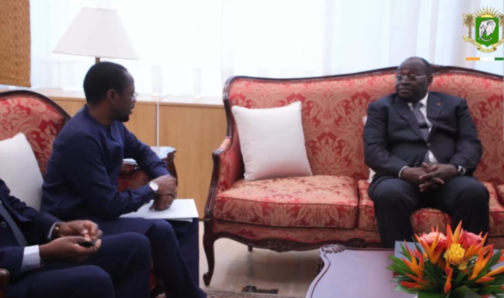 Photos : Abdou Mbow, vice-président de l'Assemblée nationale, reçu par le vice-président de la République de la Côte d'Ivoire
