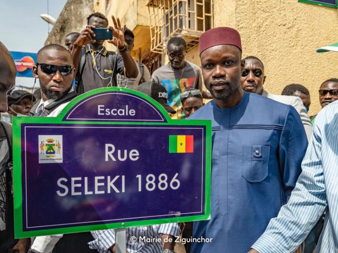 Ziguinchor : Le Maire Ousmane Sonko a rebaptisé des rues et avenues de la ville
