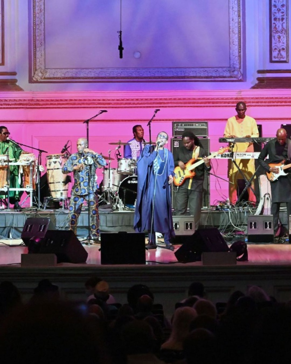 Images / Prestation de Youssou Ndour à Carnegie Hall de New York, vendredi passé