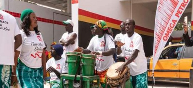 Ziguinchor : Le maire Ousmane Sonko à l'inauguration de la station-service Omega Petroleum, située au centre-ville