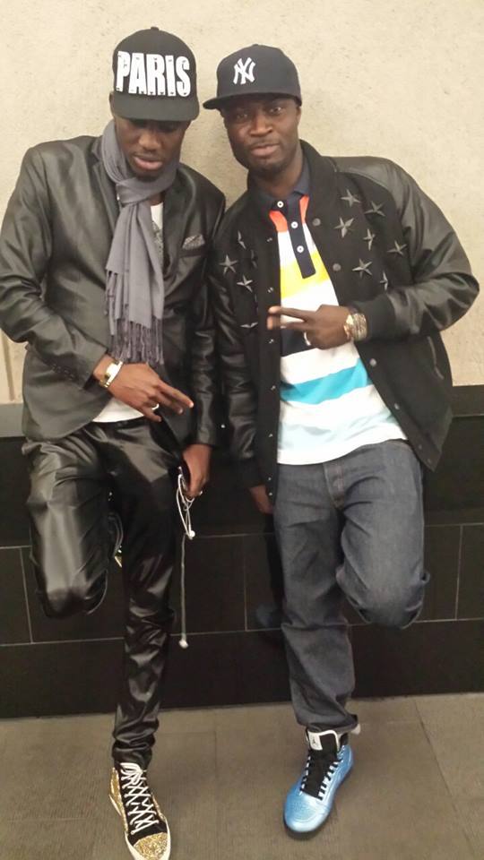 Waly Seck et son nouveau pote, Fata, à Washington