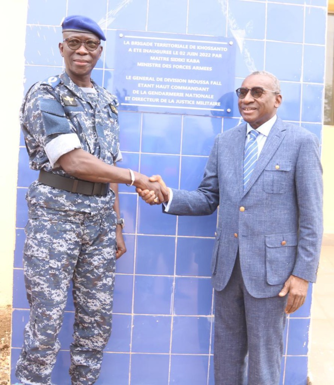 Inauguration de la Brigade territoriale de Khossanto : Me Sidiki Kaba insiste sur les défis sécuritaires multiformes Inauguration de la Brigade territoriale de Khossanto : Me Sidiki Kaba insiste sur les défis sécuritaires multiformes