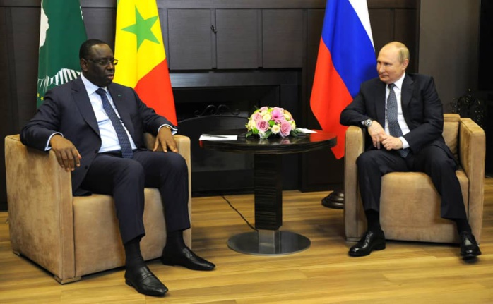 Les premiers mots de Poutine à Macky Sall (Texte et images) Les premiers mots de Poutine à Macky Sall (Texte et images)