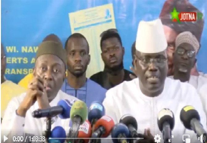 Lancement de l'Inter-Coalition Yewwi Askan Wi - Wallu Sénégal : Abdoul Mbacké tire sur Macky Sall et son troisième mandat