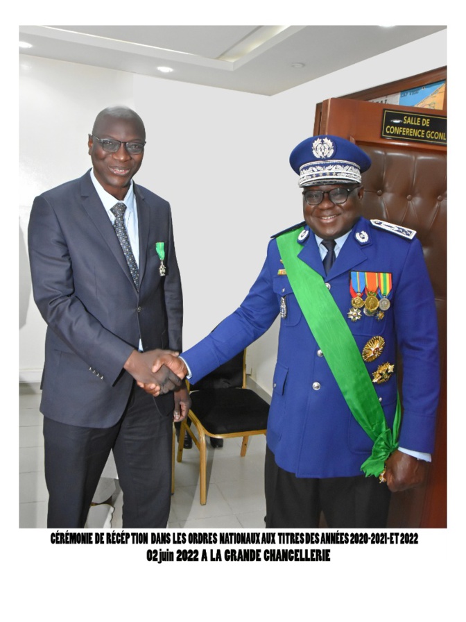 38 ans au service de l'Etat: Samba Mangane élevé au grade de Chevalier de l'Ordre national du Lion