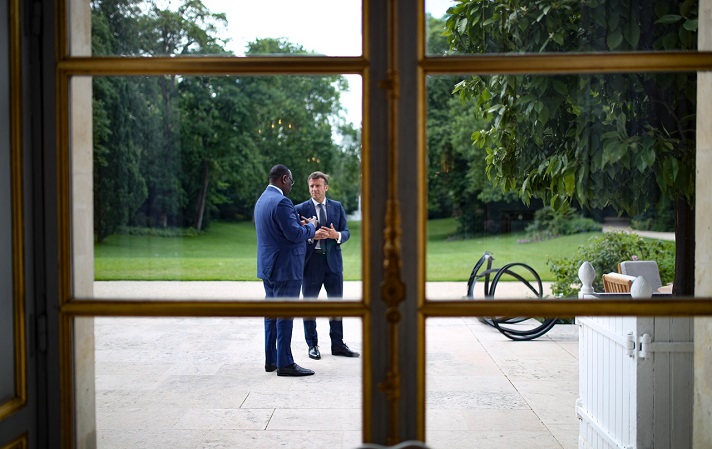 Série d’échanges entre Emmanuel Macron et Macky Sall : Les images de la concertation Série d’échanges entre Emmanuel Macron et Macky Sall : Les images de la concertation