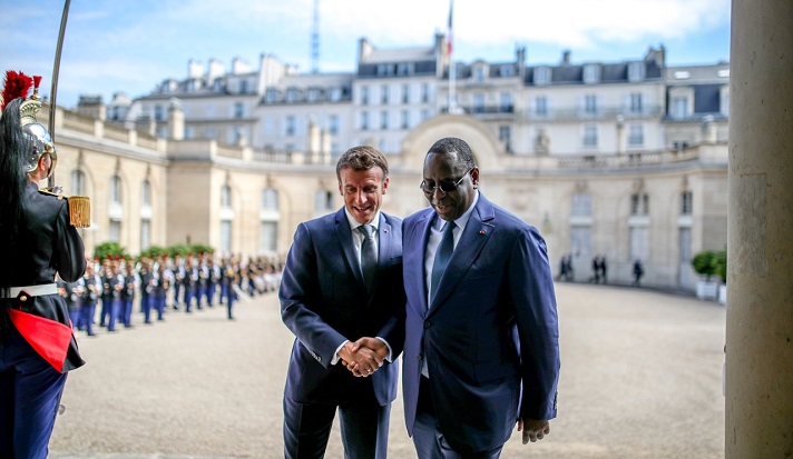 Série d’échanges entre Emmanuel Macron et Macky Sall : Les images de la concertation Série d’échanges entre Emmanuel Macron et Macky Sall : Les images de la concertation