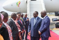AFRICA CEO FORUM: Macky Sall accueilli à Abidian