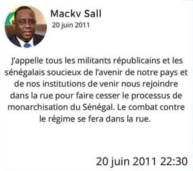 Manifestation du 17 juin de YAW : Ce que Barthélemy Dias rappelle ne va pas plaire à... Manifestation du 17 juin de YAW : Ce que Barthélemy Dias rappelle ne va pas plaire à...