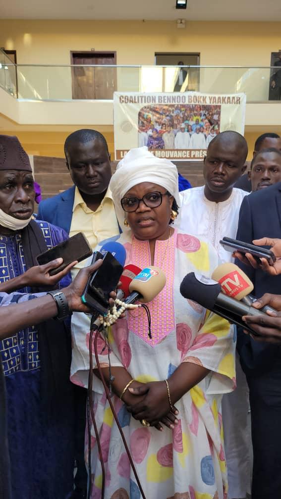 Manifestation 17 Juin: Fatoumata Guèye Diouf présente ses condoléances, félicite les forces de l'ordre et tacle les leaders de Yewwi