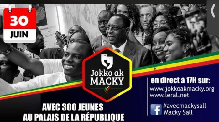 Jokko ak Macky : Le Président sera en direct demain, avec plus de 300 jeunes sur Leral Tv et Leral Fm