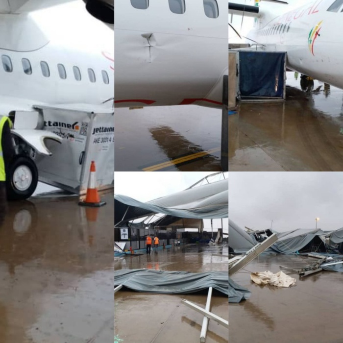 Accident à l'aéroport Charles de Gaulle de Paris: un avion Air Sénégal endommagé Accident à l'aéroport Charles de Gaulle de Paris: un avion Air Sénégal endommagé