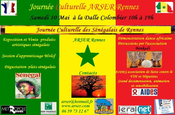 Vidéo - Journées culturelles des Sénégalais de Rennes 2014: L'ARSER a réussi son pari !