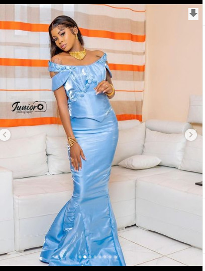 Tabaski 2022: Admirez la tenue de Marichou (Photos) Tabaski 2022: Admirez la tenue de Marichou (Photos)