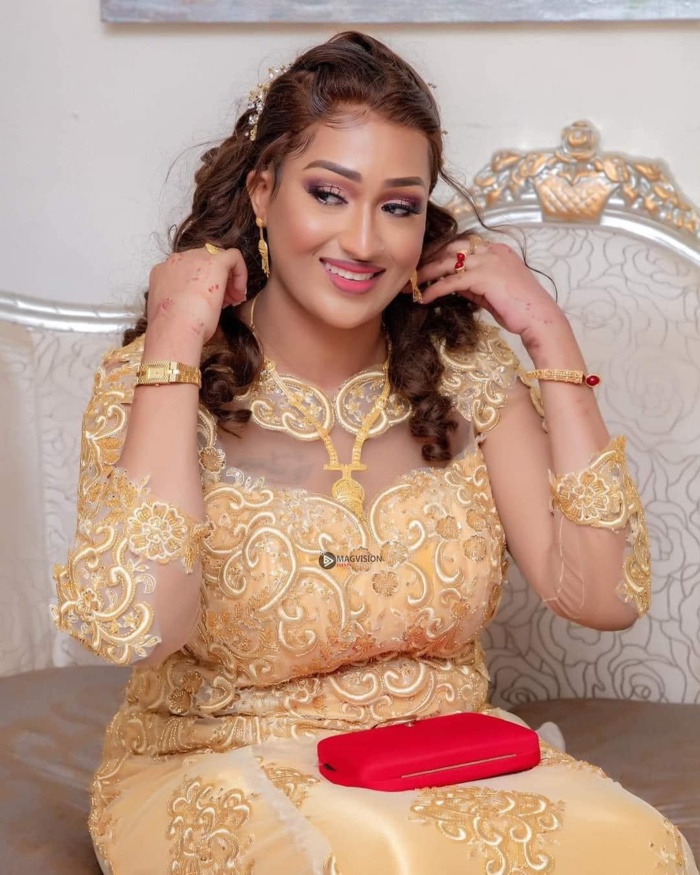 Baptême du bébé de Cheikh Bara Ndiaye: Admirez les tenues de sa ravissante femme (Photos)