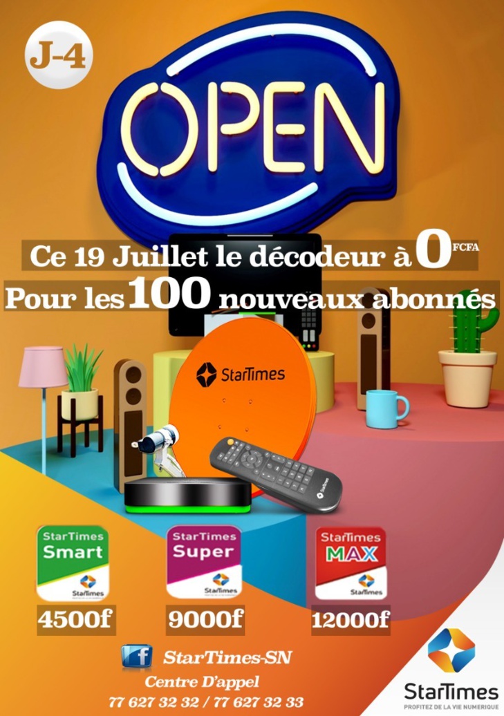 Accès à la télévision par satellite : la Chine et StarTimes connectent gratuitement 10.000 villages à Leral TV (Canal 797) Accès à la télévision par satellite : la Chine et StarTimes connectent gratuitement 10.000 villages à Leral TV (Canal 797)