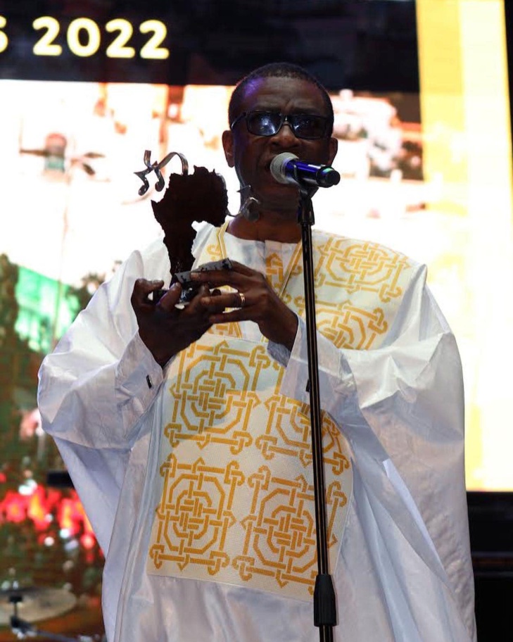 Youssou Ndour : «J'exprime ma joie d'avoir été désigné lauréat du prix La Mar de musicas 2022» Youssou Ndour : «J'exprime ma joie d'avoir été désigné lauréat du prix La Mar de musicas 2022»