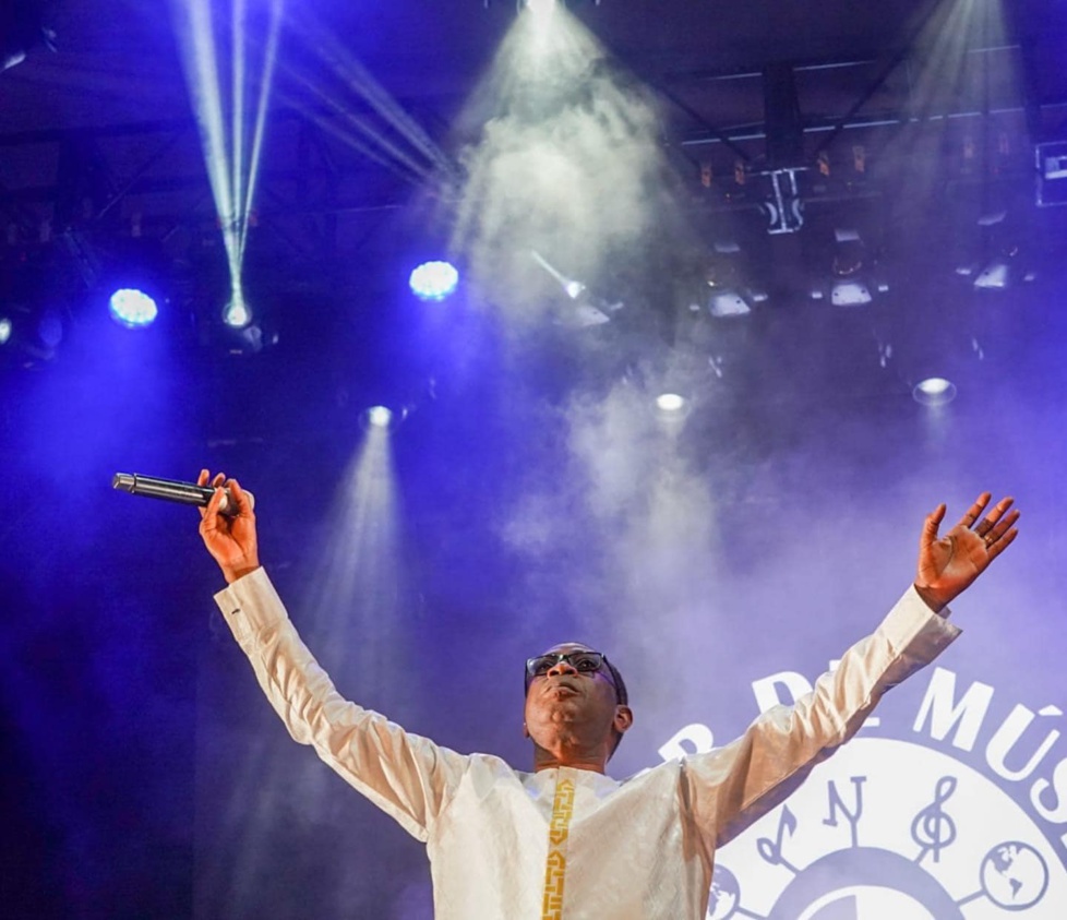 Youssou Ndour a reçu ce lundi 18 juillet 2022 à Cartagena, en Espagne, le Prix « La Mar de Músicas »