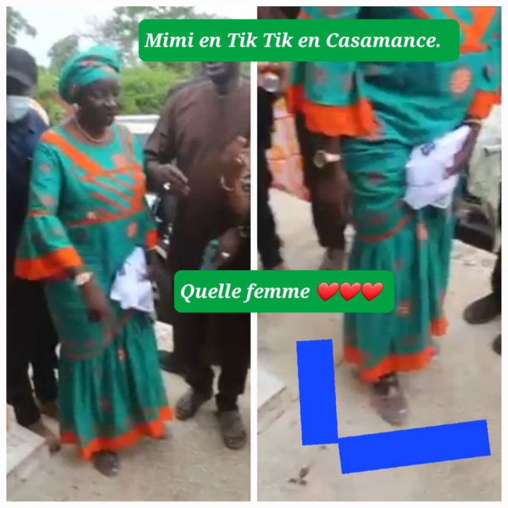 En images : Mimi Touré avec ses "Tik Tik" en Casamance