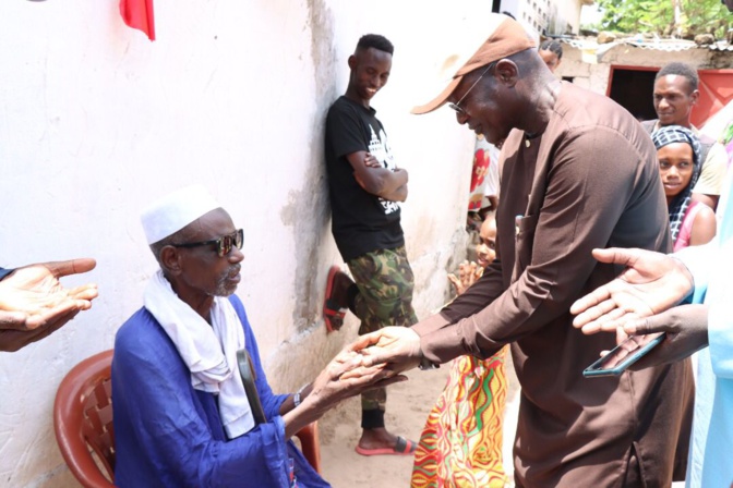 Rufisque: Les populations de Sangalkam promettent la victoire à Bby et Oumar Gueye affiche la sérénité.