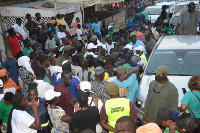 Grand-Yoff et Yoff / Tournée de Barthélémy Dias en zones inondées, après une visite à Gorée