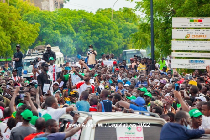 Yewwi Askan Wi à Diamnadio, Bargny et Rufisque : Des prières sollicitées pour « gagner et dire non à un 3e mandat de Macky, sans un seul mort » Yewwi Askan Wi à Diamnadio, Bargny et Rufisque : Des prières sollicitées pour « gagner et dire non à un 3e mandat de Macky, sans un seul mort »