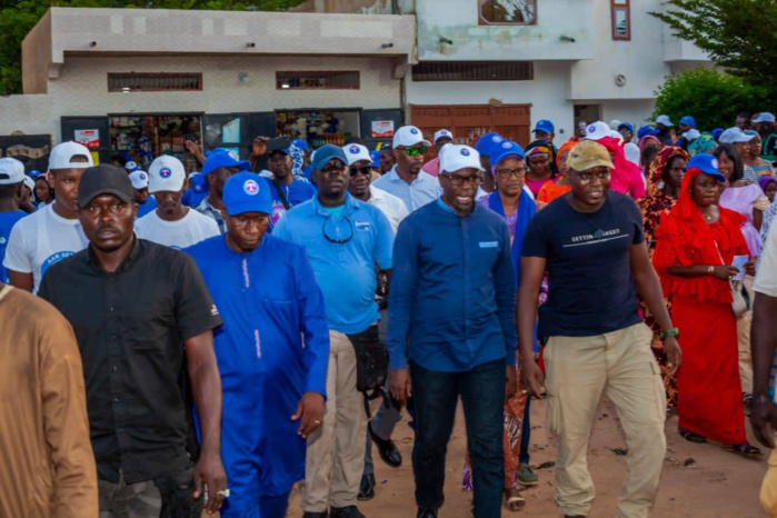 Grande caravane de la coalition Aar Sénégal avec à sa tête, Ibrahima Hamidou Dème (Photos)