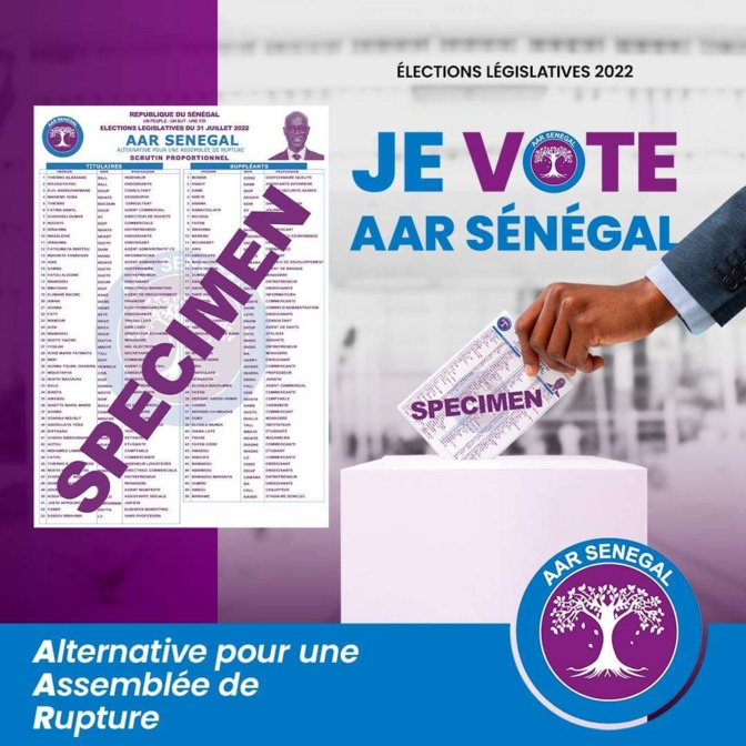Louga : Les raisons qui doivent inciter à voter AAR Sénégal
