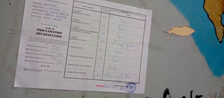 Législatives / Grand Dakar, Issa Kane, Bureau 4 : YAW bat BBY avec 163 voix contre 124