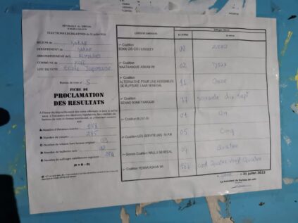 Législatives 2022 / Ecole japonaise Nord Foire: Yewwi rafle tous les bureaux de vote