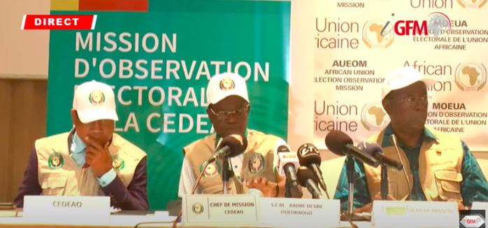 Proclamation des résultats: Benno et Yewwi rappelées à l'ordre par la Cedeao