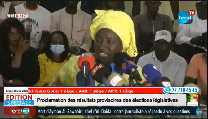 Aminata Touré exulte : "Une victoire nette et sans bavure” Aminata Touré exulte : "Une victoire nette et sans bavure”