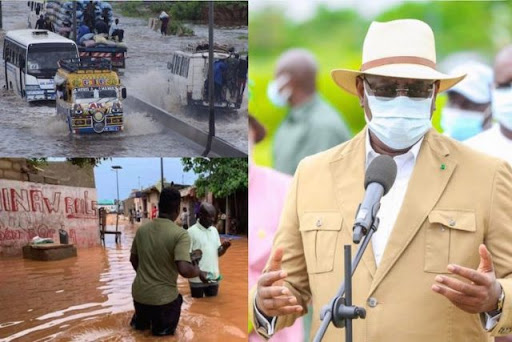 Pluies diluviennes à Dakar : Macky Sall déclenche le Plan ORSEC