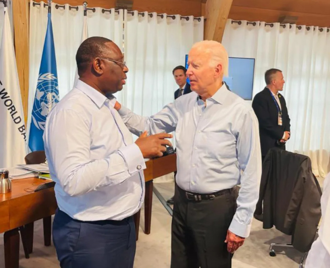 G7: Biden-Macky Sall échangeraient sur l’insécurité alimentaire et...