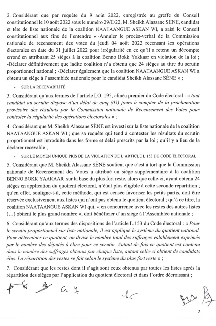 Législatives 2022 : En intégralité, la décision du Conseil constitutionnel, qui rejette...
