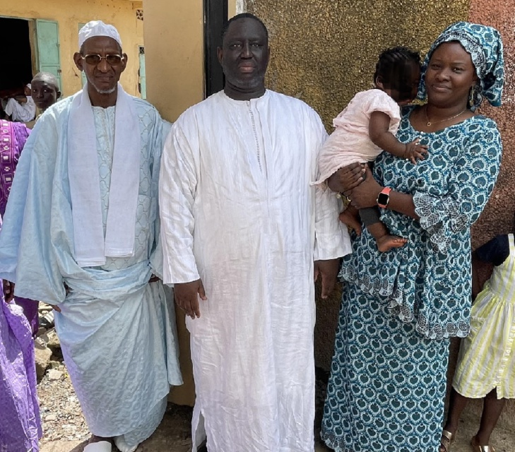 Derniers jours de vacances au Sénégal oriental : Aliou Sall chez Thierno Tidiane Ba, le Khalife du Dental