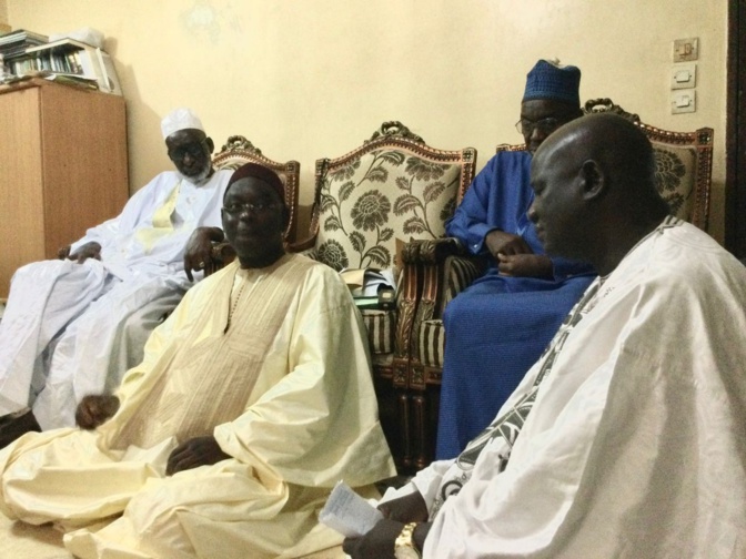 Fin de la première phase de leur tournée nationale auprès des chefs religieux : Wallu Sénégal chez Thierno Madani Tall, Khalife Général de la famille Omarienne.